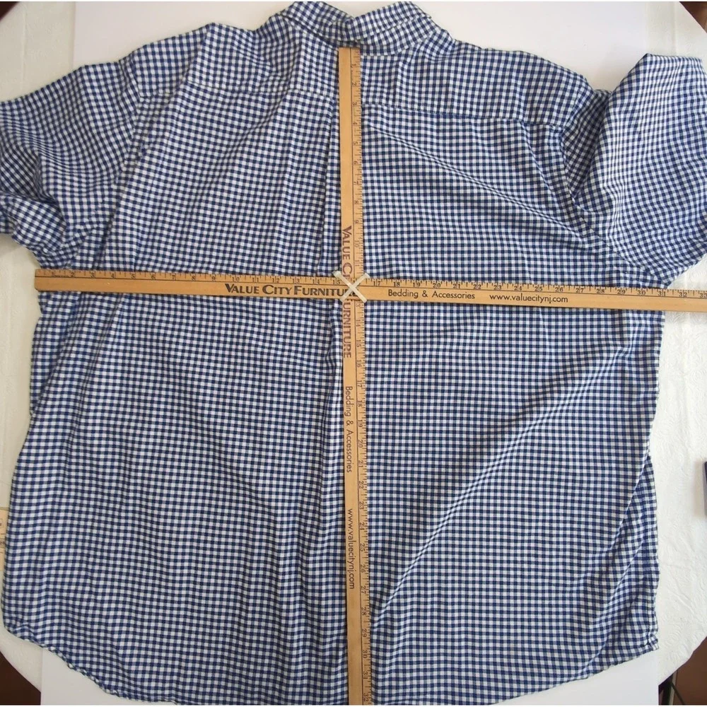 Polo Ralph Lauren Short Sleeve Oxford Button Down Shirt Mens 3XB Gingham Check
